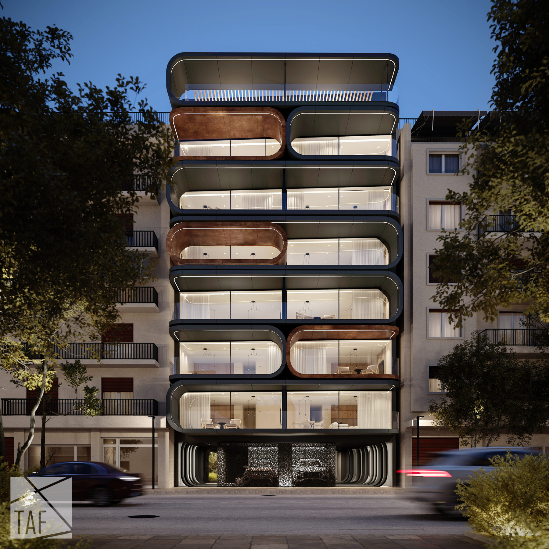 063_EUTICHIDOU FACADE_NIGHT