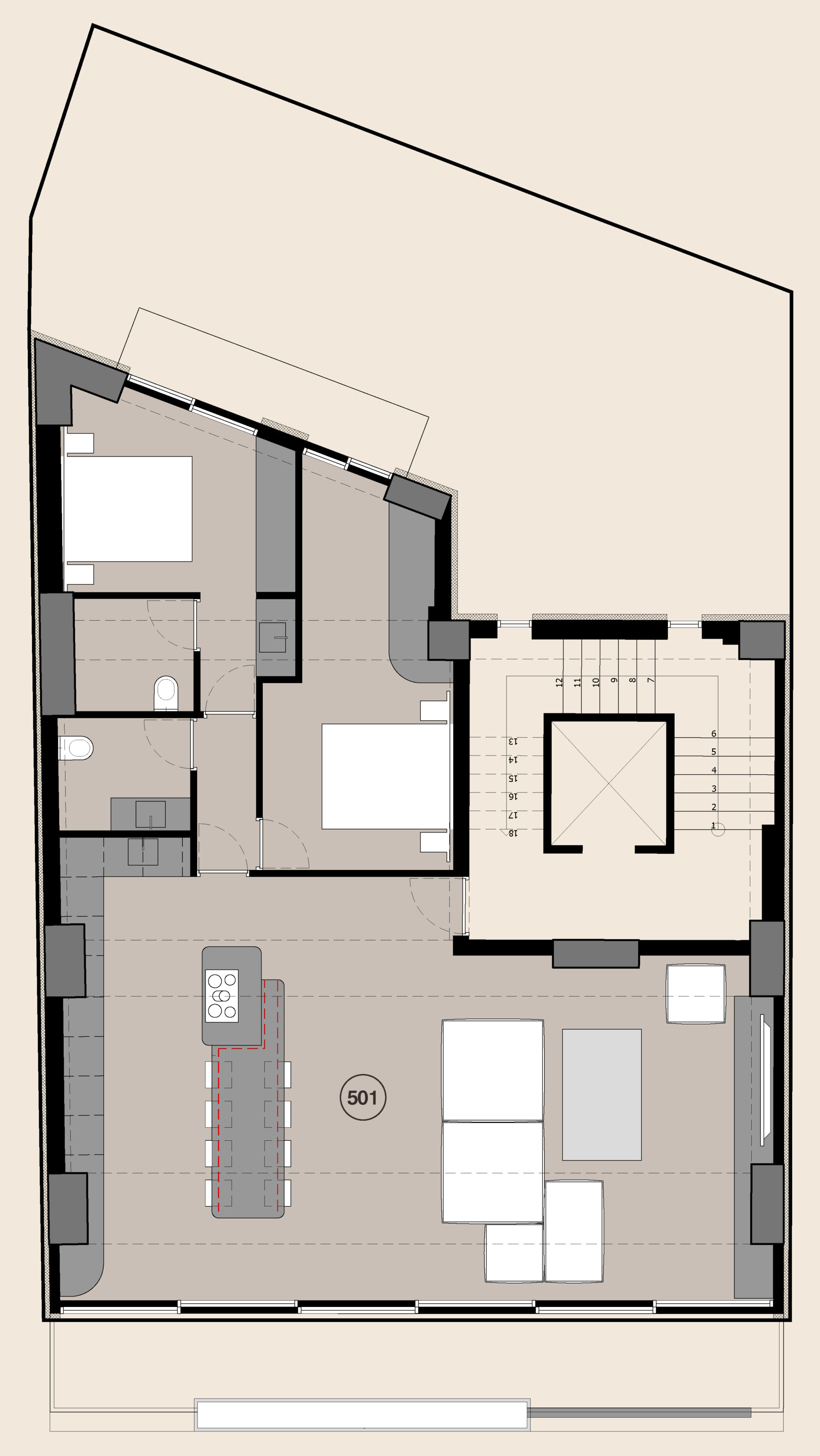 5TH FLOOR PLAN PENTHOUSE