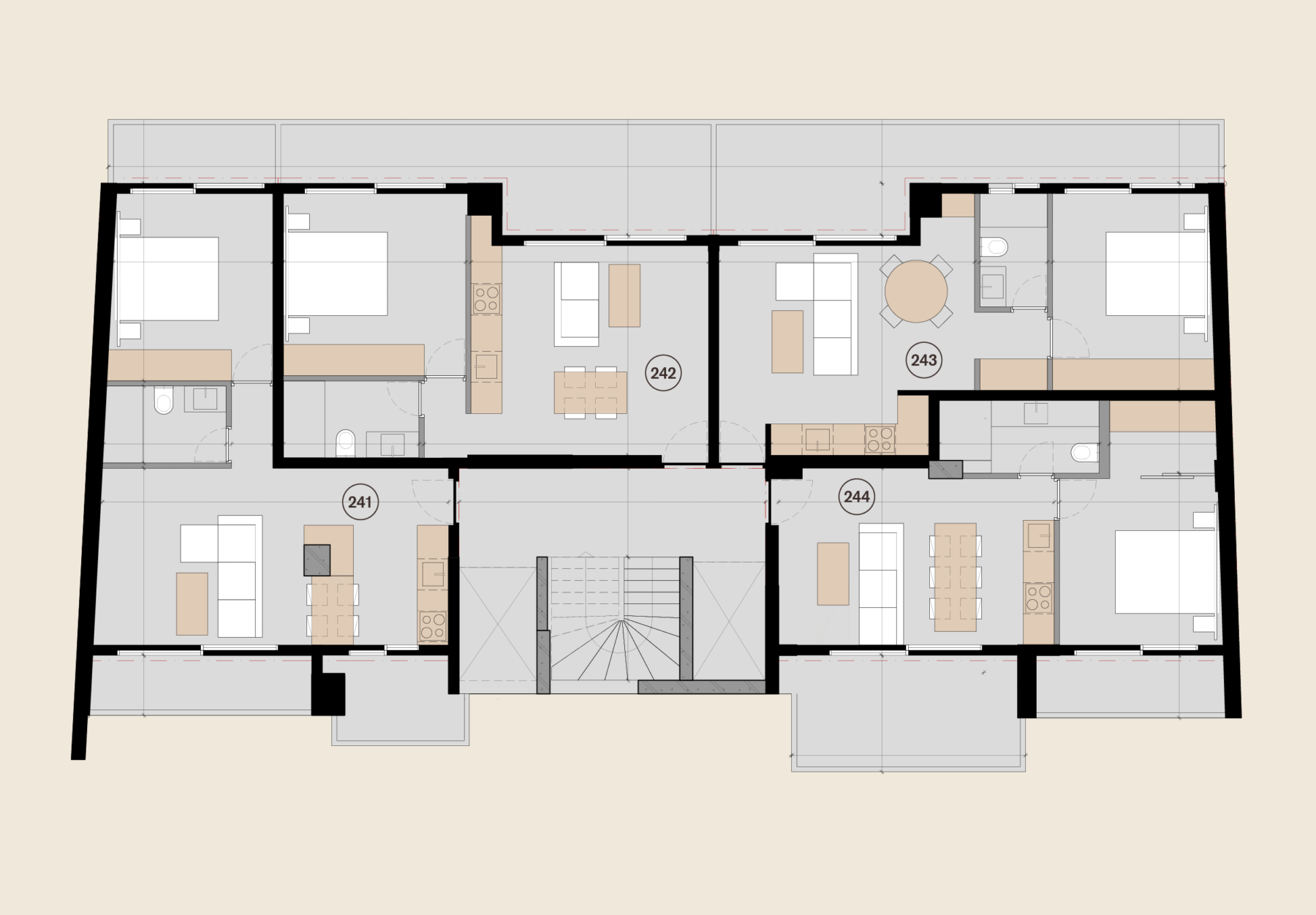 BUILDING B – TYPICAL FLOORS 1-6